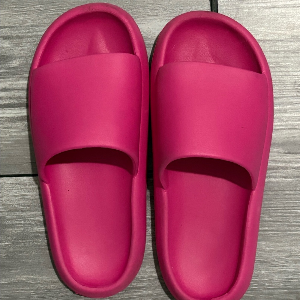Kids Pink Slide Sandals